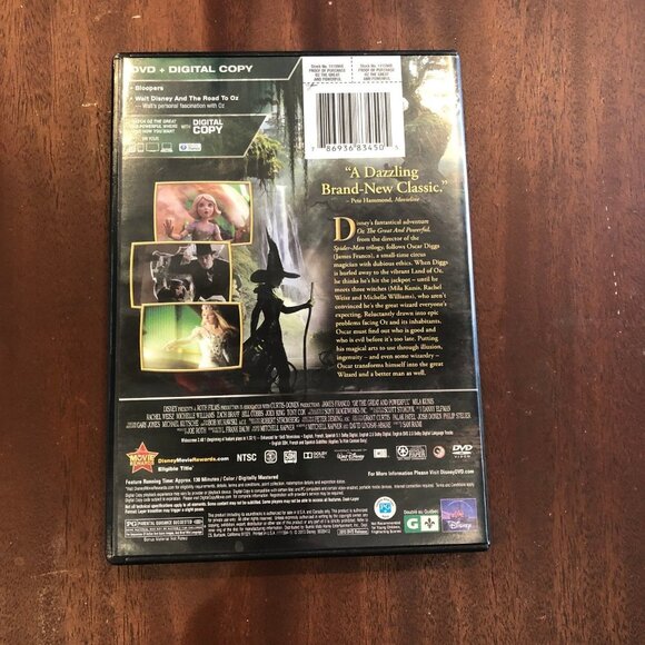 Disney’s Oz The Great and Powerful DVD 2013 PG Family Adventure Movie DVD - Picture 3 of 3